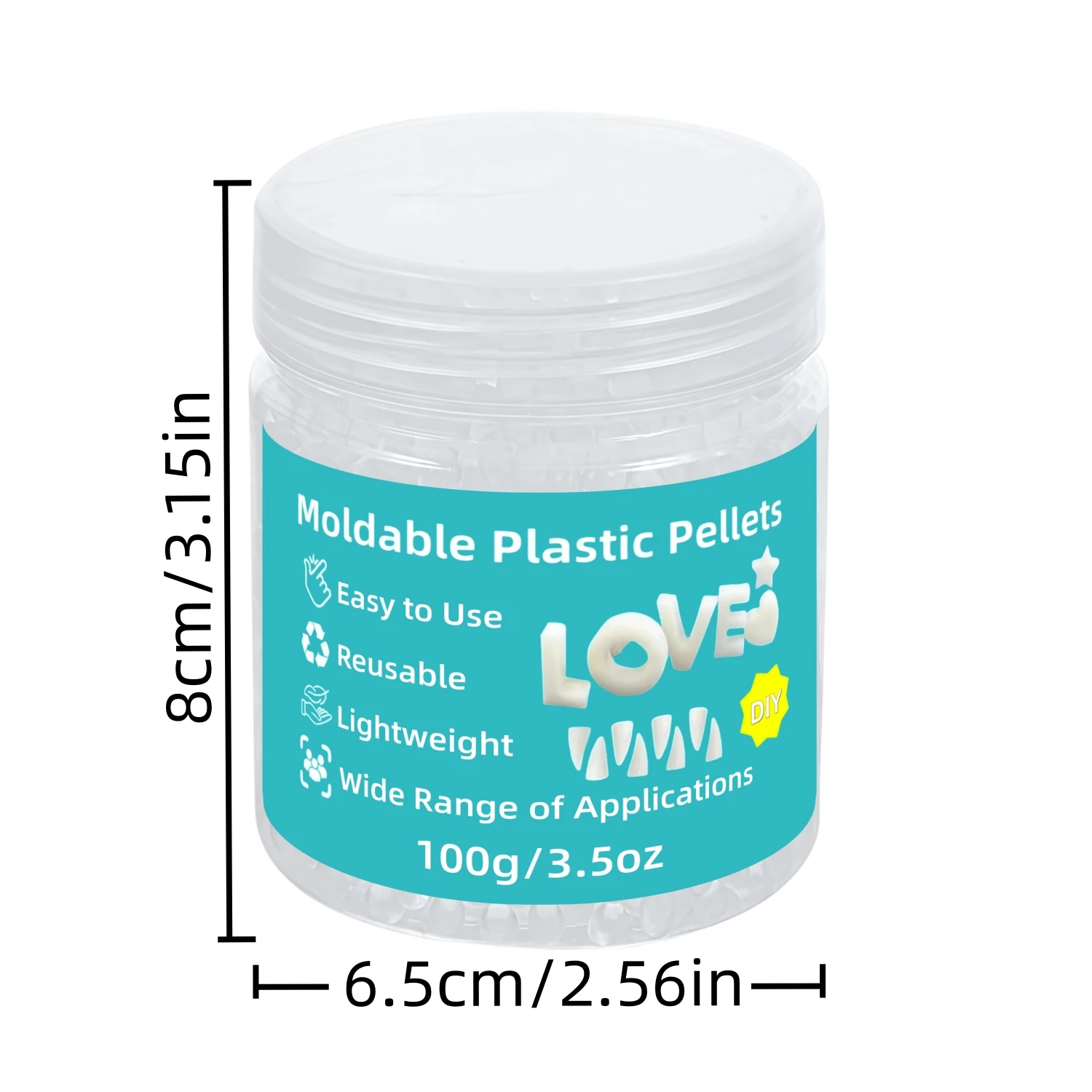 Moldable Plastic Pellets Meltable Thermoplastic Supplies Halloween Prop Accessories For Temporary Repairs And Creative Activitie