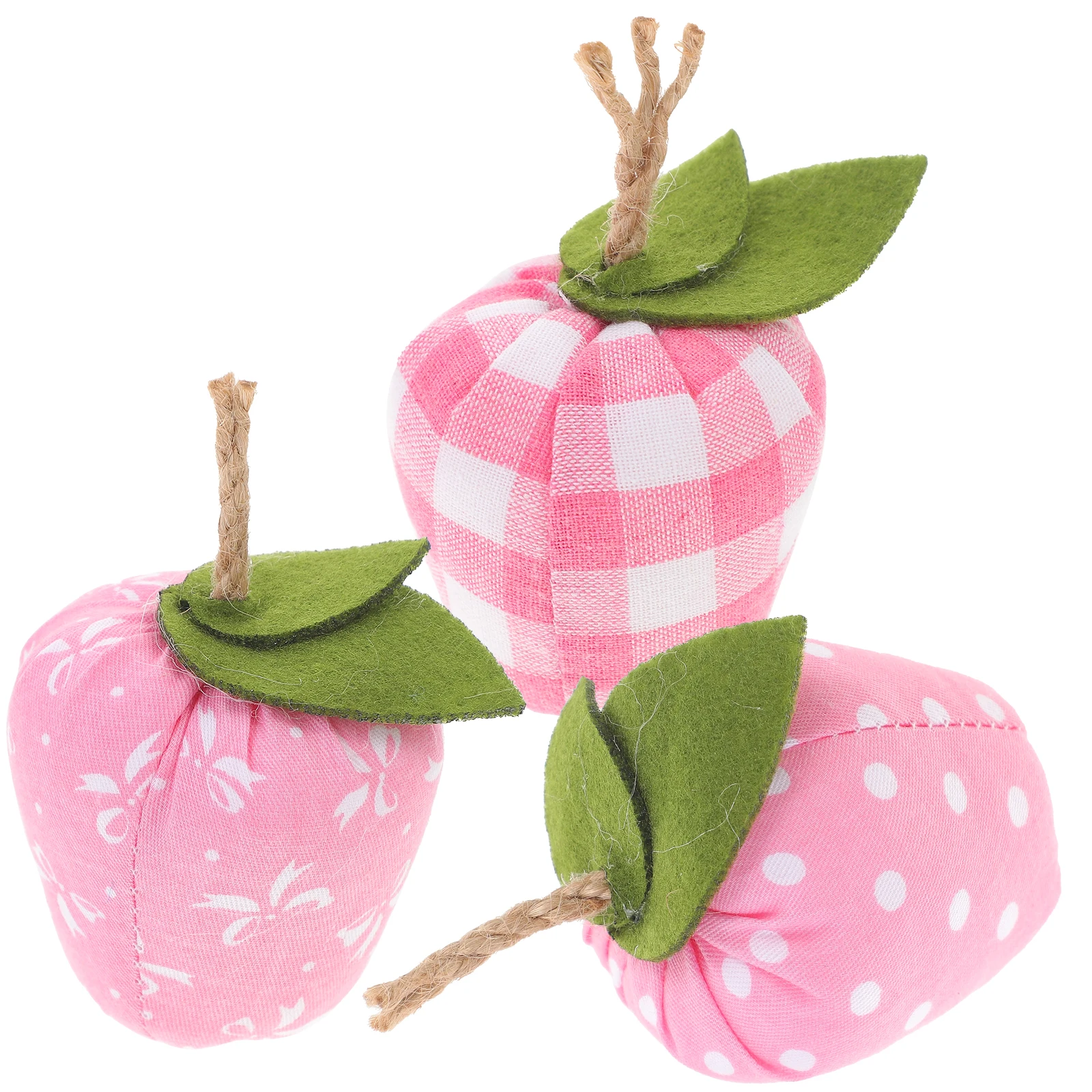 

3pcs Lifelike Artificial Fruits Ornament Decor For Birthday Party Tiered Tray Decoration Bowl Fillers