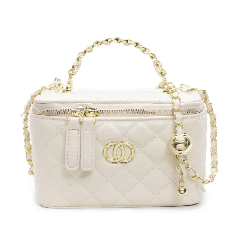 

Luxury 2025 Fall Winter Bag, Metal Chain Convertible Bucket Bag for Women, Elegant Shoulder Crossbody Purse for Evening & Daily