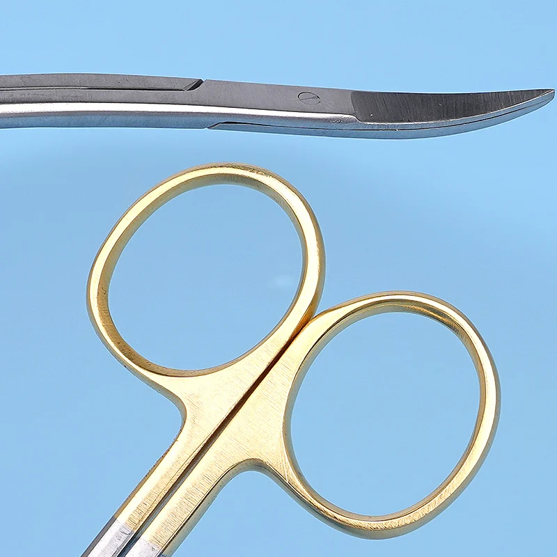 

1pc Dental Surgical Scissors Curved Tip 12.5cm Autoclave Dentist Tools Dentistry Lab Instrument