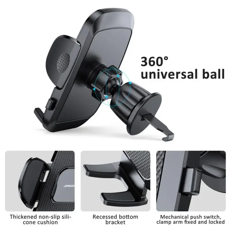 Joyroom Soporte para teléfono para salpicadero para automóvil【360 °   Vista más amplia】brazo largo flexible de 9 pulgadas, soporte universal para teléfono con parabrisas automático manos libres