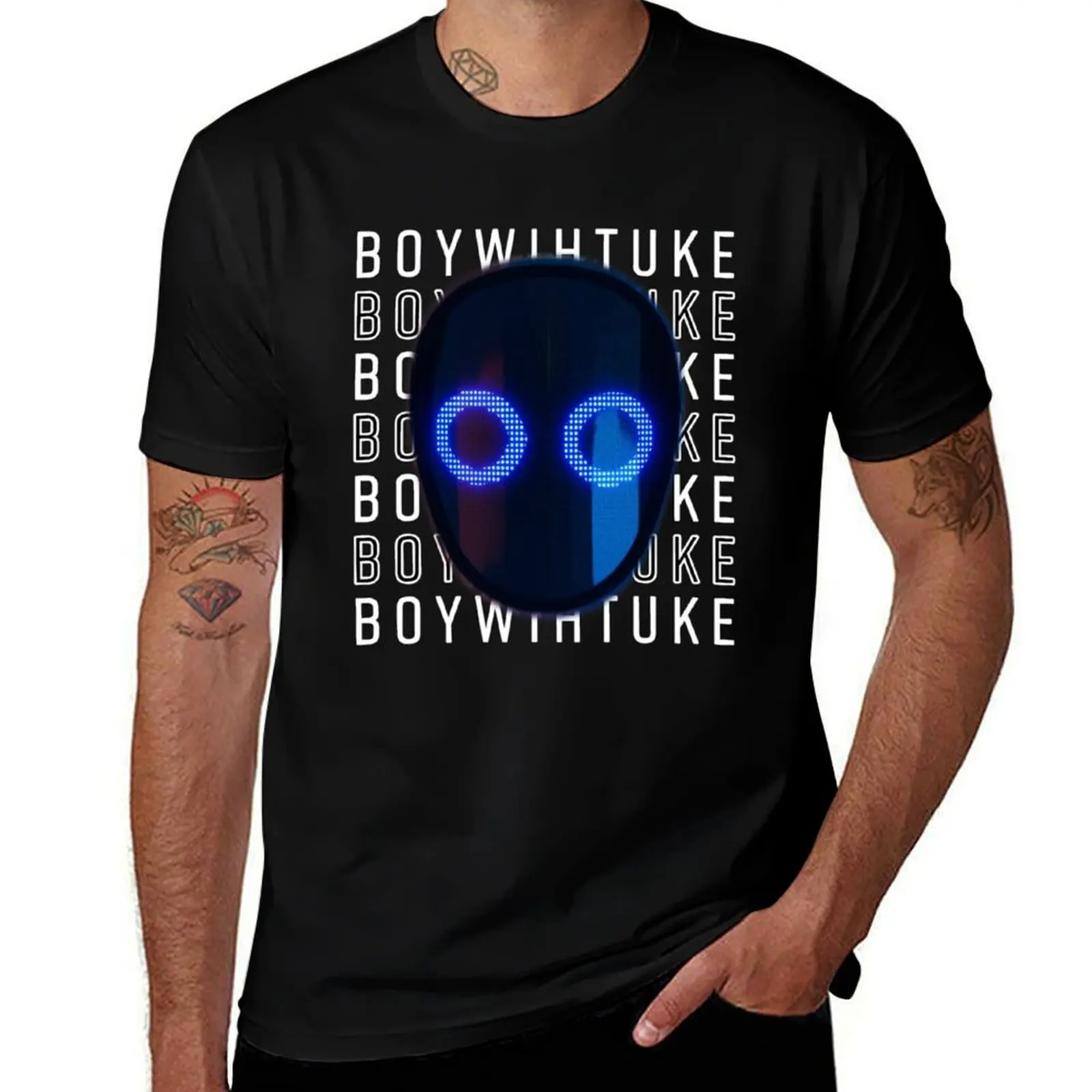 Boywithuke Face, Boywithuke Music T-Shirt Work Outdoor for Men T-Shirt