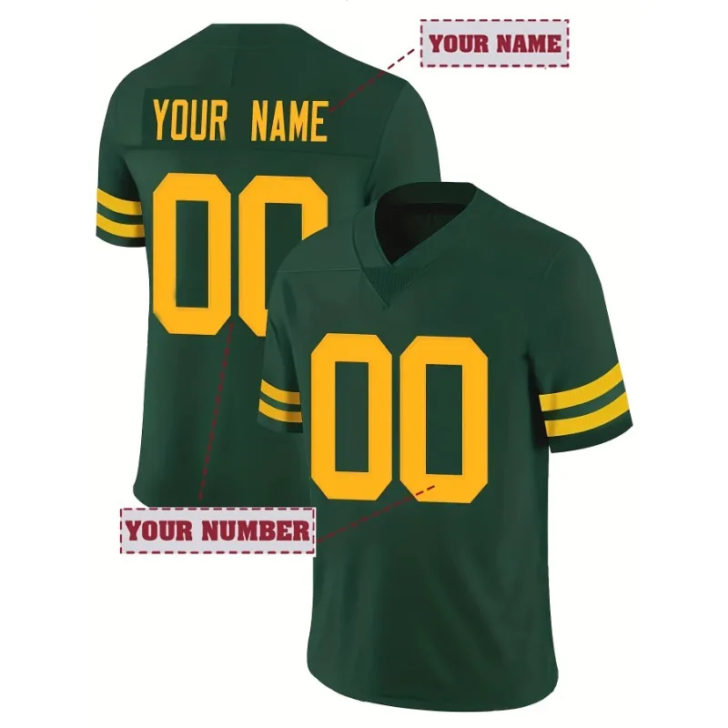 

Мужская свободная дышащая майка для регби с короткими рукавами и v-образным вырезом по индивидуальному заказу, спортивная одежда, персонализированная футболка