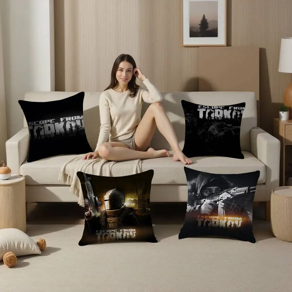 Game escapes from tarkovs Pillow Cover for Bedroom Room and Living Room Sofa Decorative Cushion Cover