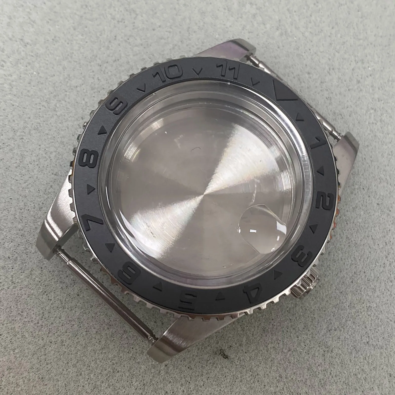 40MM Watch Case for NH35 NH36 Modified Part Ceramic Bezel Acrylic Glass Cases for NH35 NH36 4R Movement