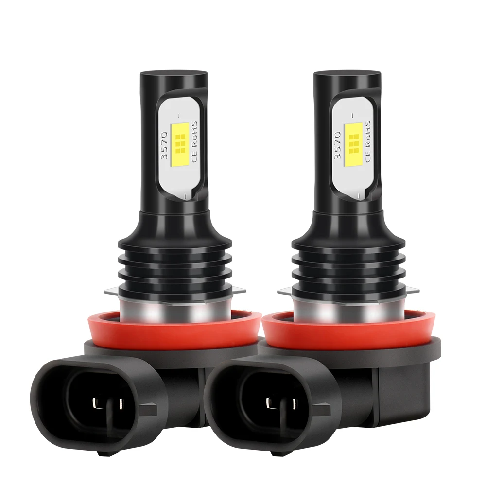 ROADSUN 2 قطعة Canbus LED مصابيح كهربائية للضباب أمبولات مصباح الضباب لشركة فولكس فاجن فولكس فاجن بولو 6R MK6 2011 2012 2013 2014 2015 2016 2017 2018