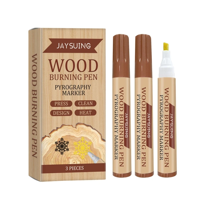 เครื่องหมายการเผาไหม้ไม้ เครื่องหมาย Pyrography สำหรับโครงการหัตถกรรมจิตรกรรมไม้