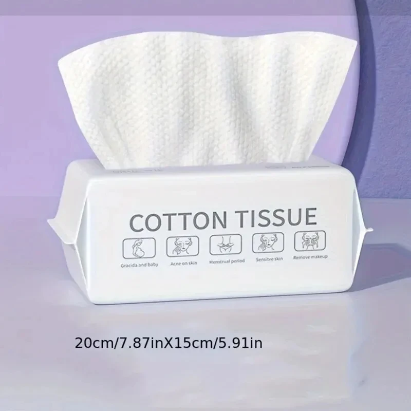 

50/100pcs Disposable Face Wash Towel Extractable Cotton Soft Towel Cotton Beauty Salon Cleansing Face Wipe Towel Towel