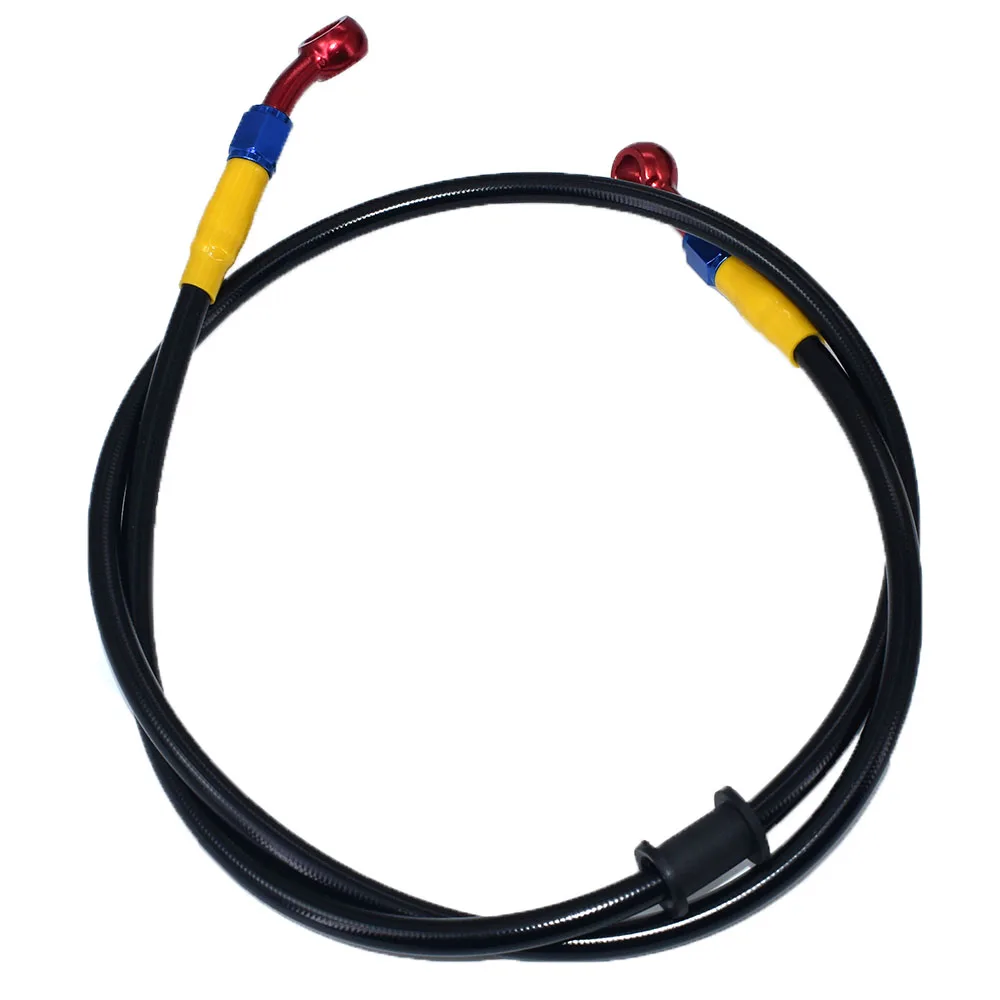 500mm 600mm 700mm 800mm 900mm  Colorful Motorcycle Hydraulic Reinforced Brake Or Clutch Oil Hose Line Pipe Fit ATV Dirt Pit Bike