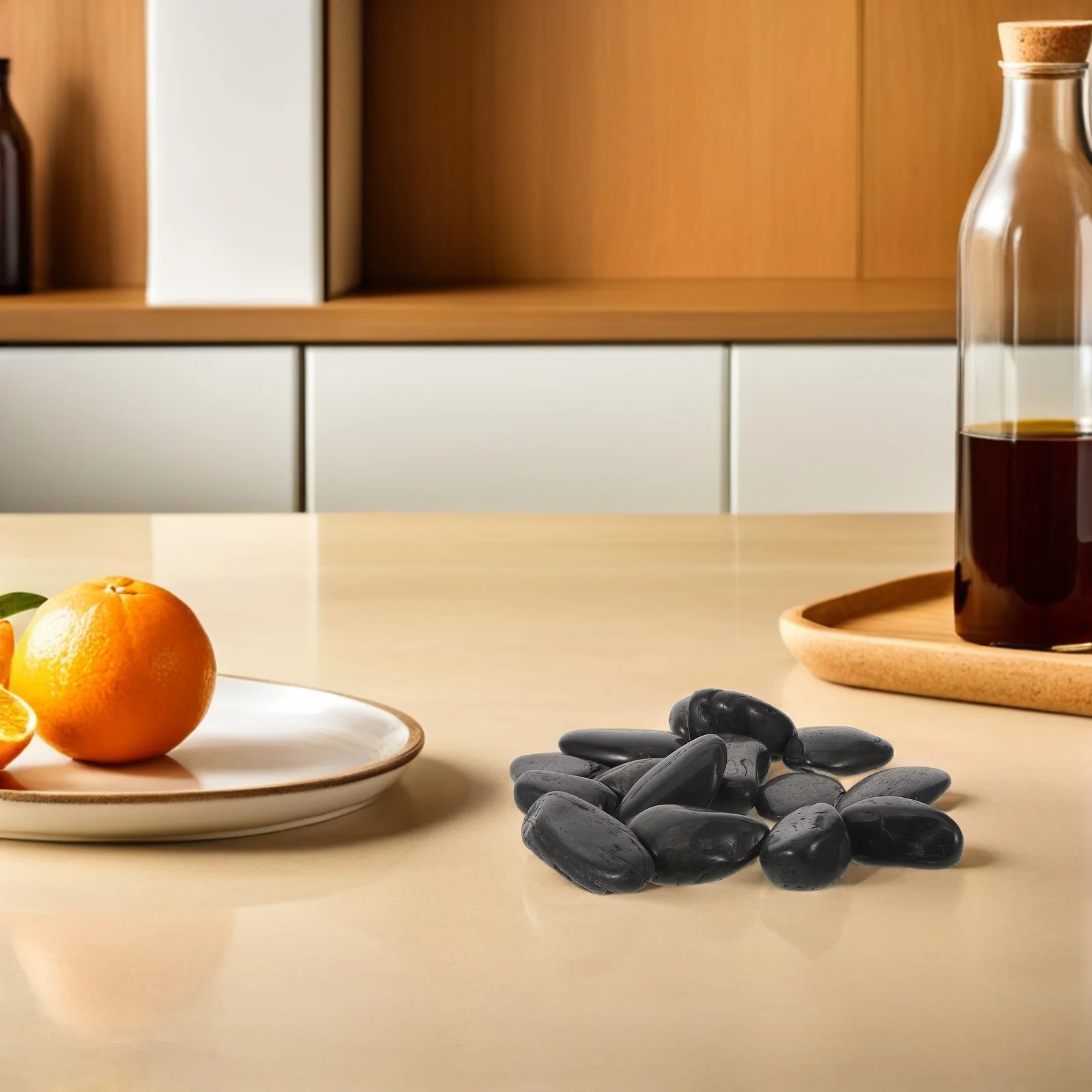 

1Set Heat Resistant Natural Pebbles Cooking Stones for Steak Grilling Soup Food Warming Decorative Rocks Garden Landscaping