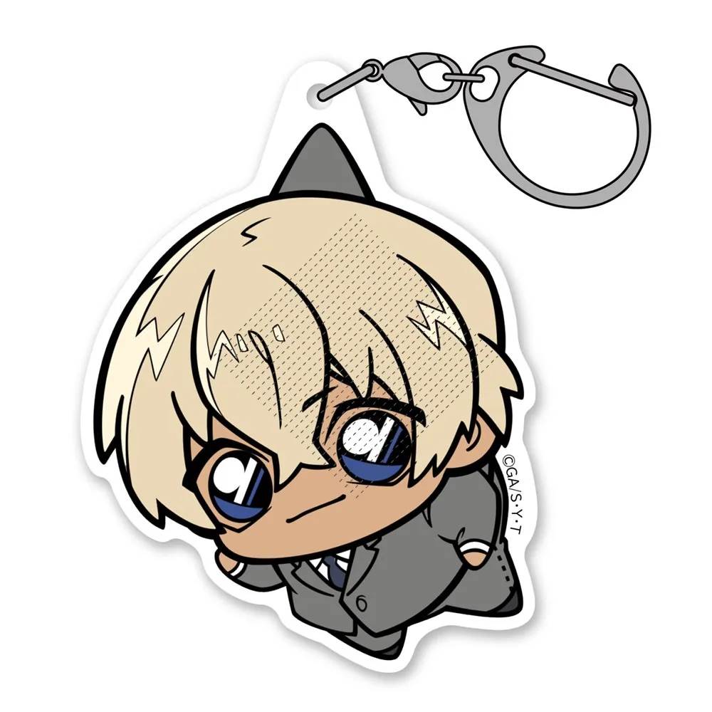 Game Haibara Ai Mouri Ran Akai Shuuichi Vermouth Amuro Toru Keychain Doll Anime Kudou Shinichi Acrylic Keyring Pendant Gift