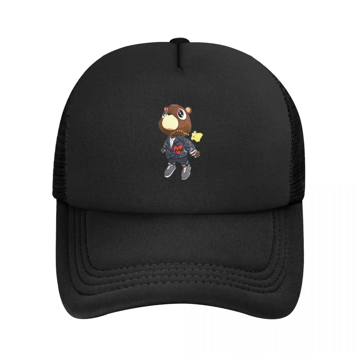 Kanye West Dropout Bear Chicago Vintage Graduation Mesh Baseball Caps Snapback Baseball Hats Casquette For Men's And Women's