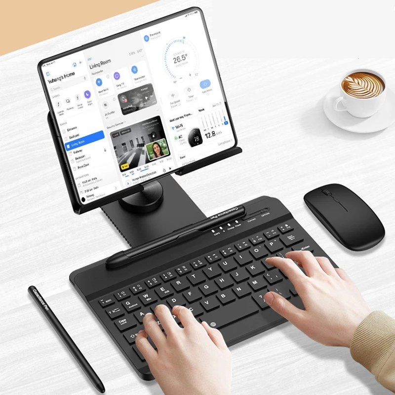 Wireless Bluetooth-compatible Keyboard/Mouse/Writing Pen/Rotating Keyboard Stand For Samsung Galaxy Z Fold 4/Fold 3