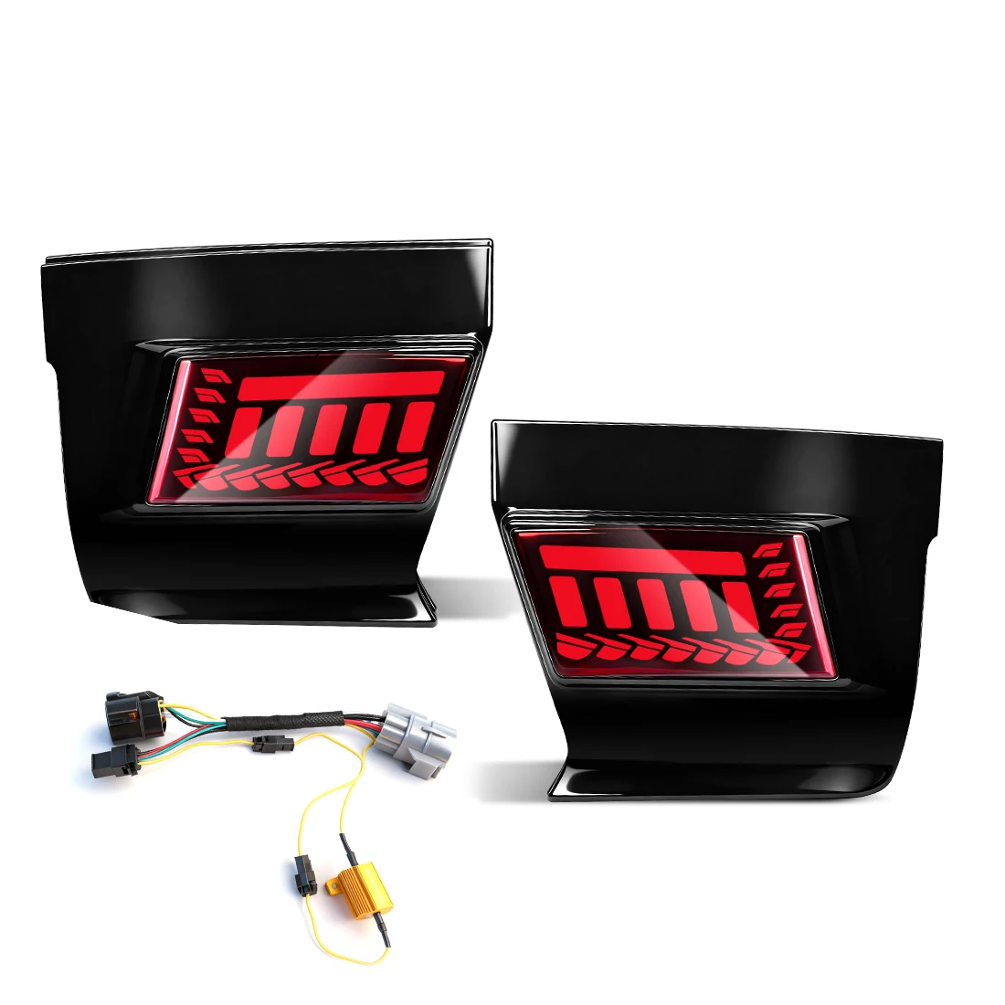 Rear Bumper Light For Toyota Land Cruiser 250 Prado LC250 2024 2025 Rear Fog Brake Light Start up Animation Car Accessories 12V