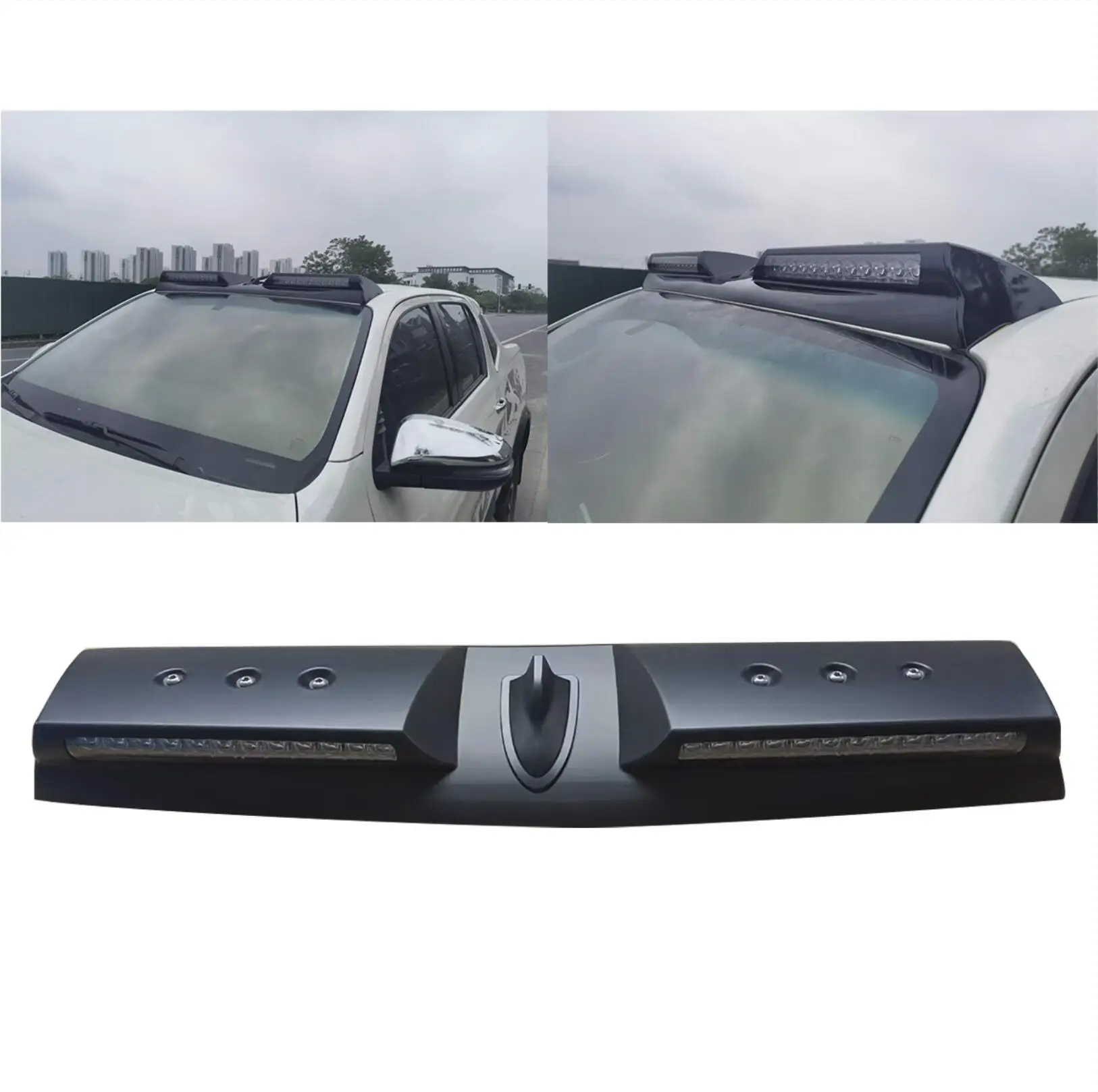 

Accessories OEM Car LED Spotlight Defender Style Four-Lamp Top Roof Light For HILUX REVO 2016-2021