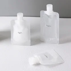 Sacchetto per Dispenser di lozioni da 30/100ml sacchetti riutilizzabili da viaggio contenitore per imballaggio cosmetico riutilizzabile a tenuta stagna per Shampoo liquido