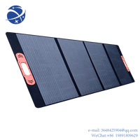 YYHCGSK 200W 18V Monocrystalline Camping Power Station Charger Portable Foldable Flexible Solar Panel Folding Photovoltaic