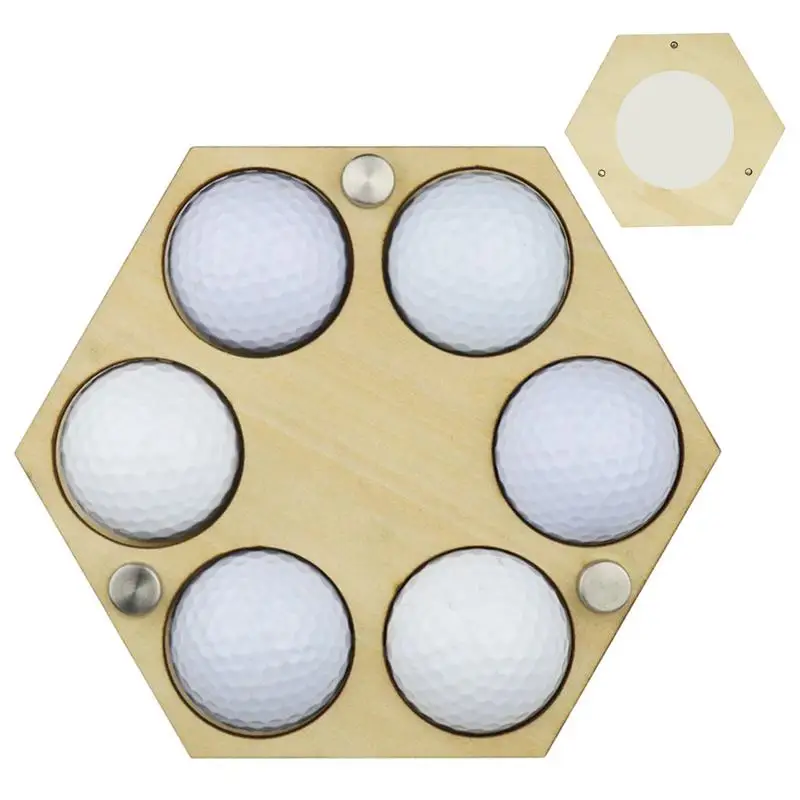 Golf Ball Collection Display Rack Cabinet Wall Rack Holder Stylish And Creative Wall Mount Decor Round Display Rack For Home