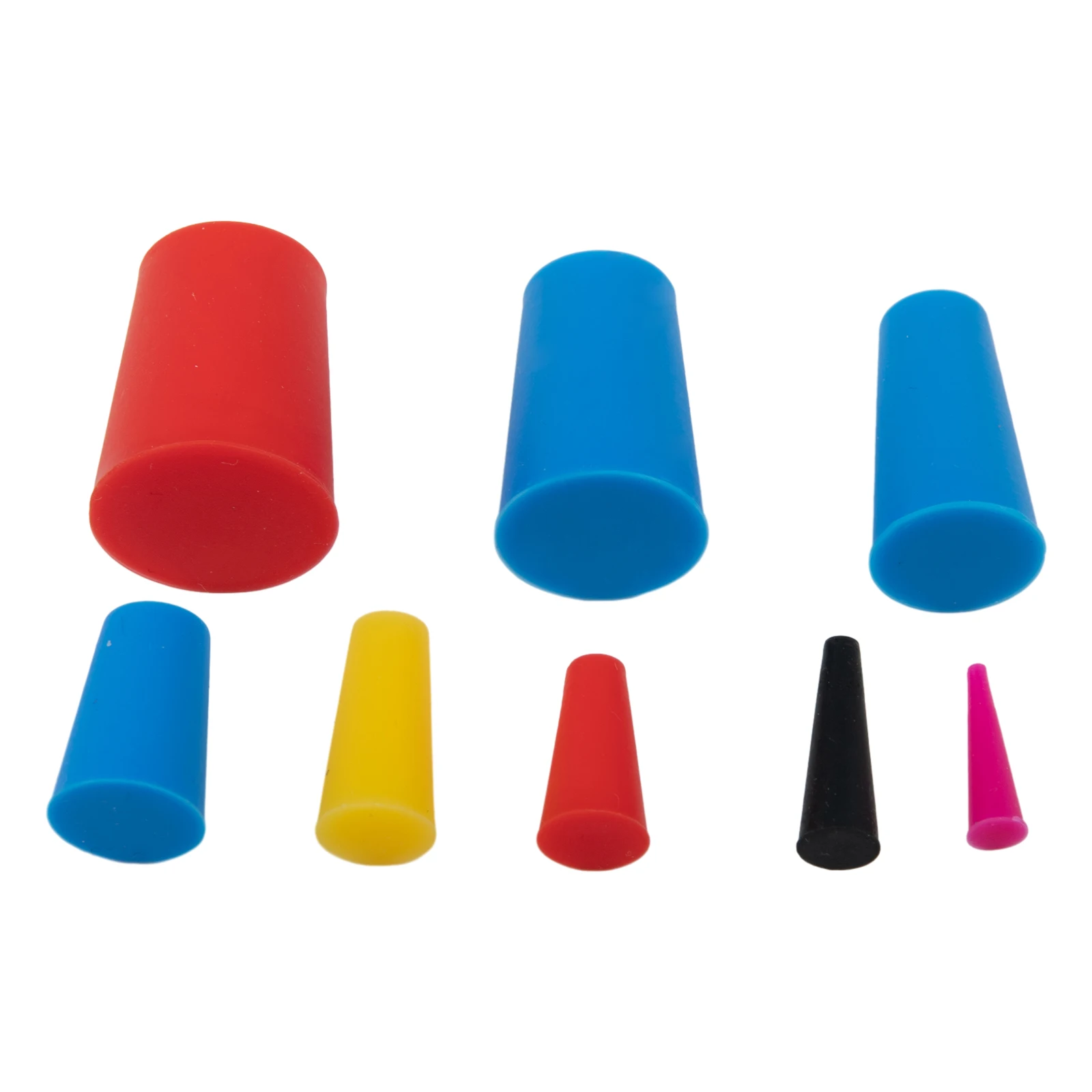105Pcs High Temp Masking Plugs Powder Coating Silicone Cone Plugs Assortment Automotive Tools Kit Specialty Paint Coatings