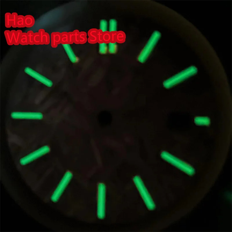 회색 시계 다이얼 발광 다이얼, ETA NH35 2824 미요타 8205 8215 821A 밍주 DG2813 3804 Seagull ST1612 PT5000 무브먼트에 적합, BL 31mm