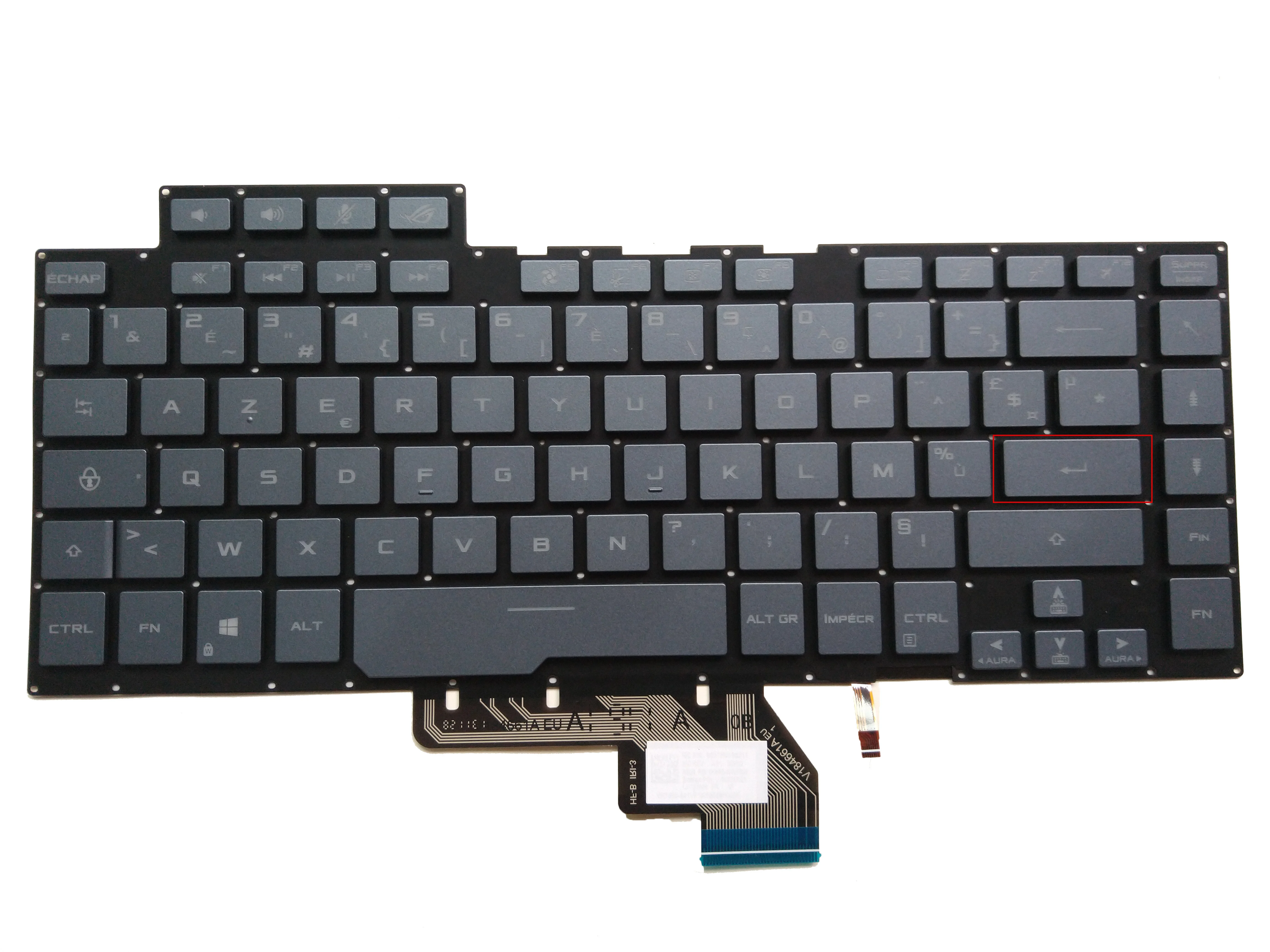 French RGB Backlit Keyboard For ASUS ROG GU502GU GU502GV GU502GW GU502LU GU502DU