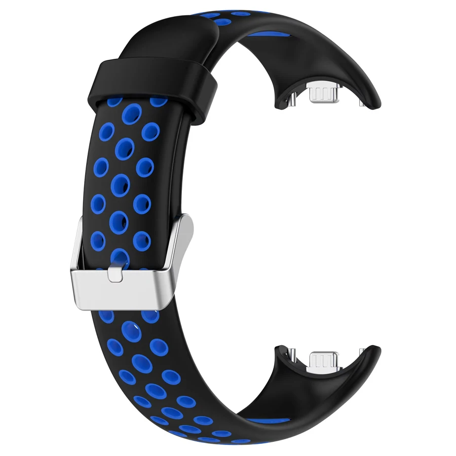 Voor Xiaomi Band 10 9 8 Siliconen HorlogebandTweekleurige Ademende Slimme Horlogeband Vervanging Armband voor Xiaomi Miband 8/9 band