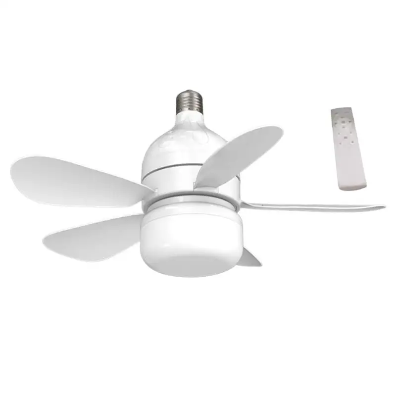 

Socket Fan Light LED Light Ceiling Fan With Remote Creative Fan Light Bulbs With 3 Light Modes Enhances Atmosphere For Home