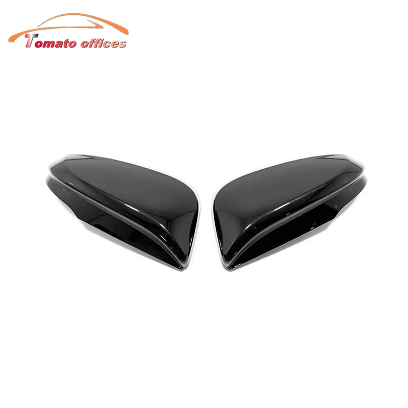 

For Toyota RAV4 2014 2015 2016 2017 2018 ABS Black Car Side Door Rear View Mirror Cover Trim Sticker Accessories 2pcs