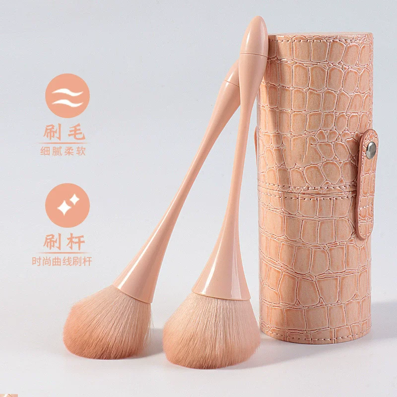 แปรงปัดแก้มแป้งสีชมพู Professional Make Up Brush เครื่องสําอางขนาดใหญ่ Face Cont เครื่องสําอางค์ Cont brocha colorete Make Up Tool