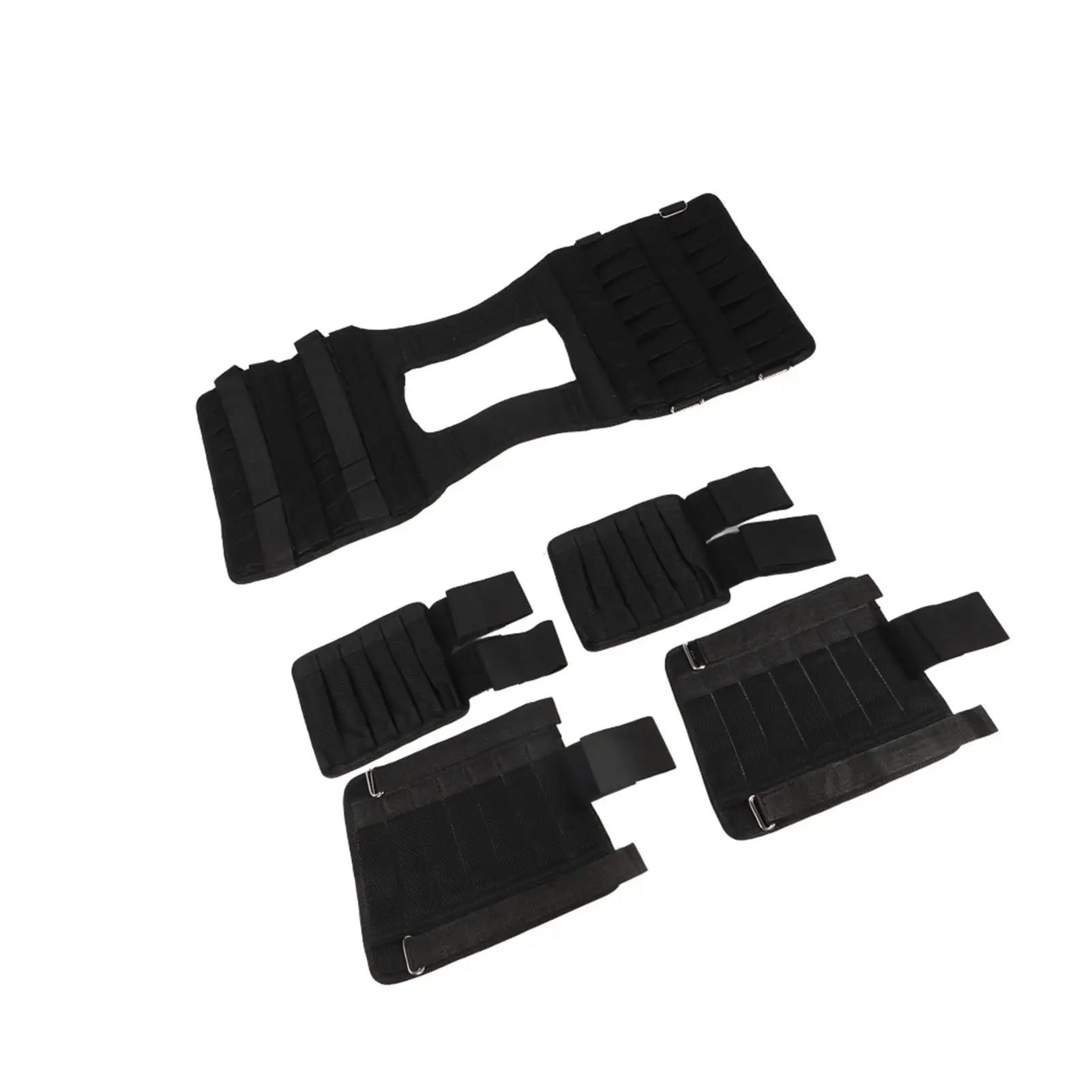 

Комплект пустого утяжеленного жилета. Дышащая сетчатая ткань. Ткань для упражнений с загрузкой с пустыми утяжеленными ногами и пустыми утяжеленными руками.