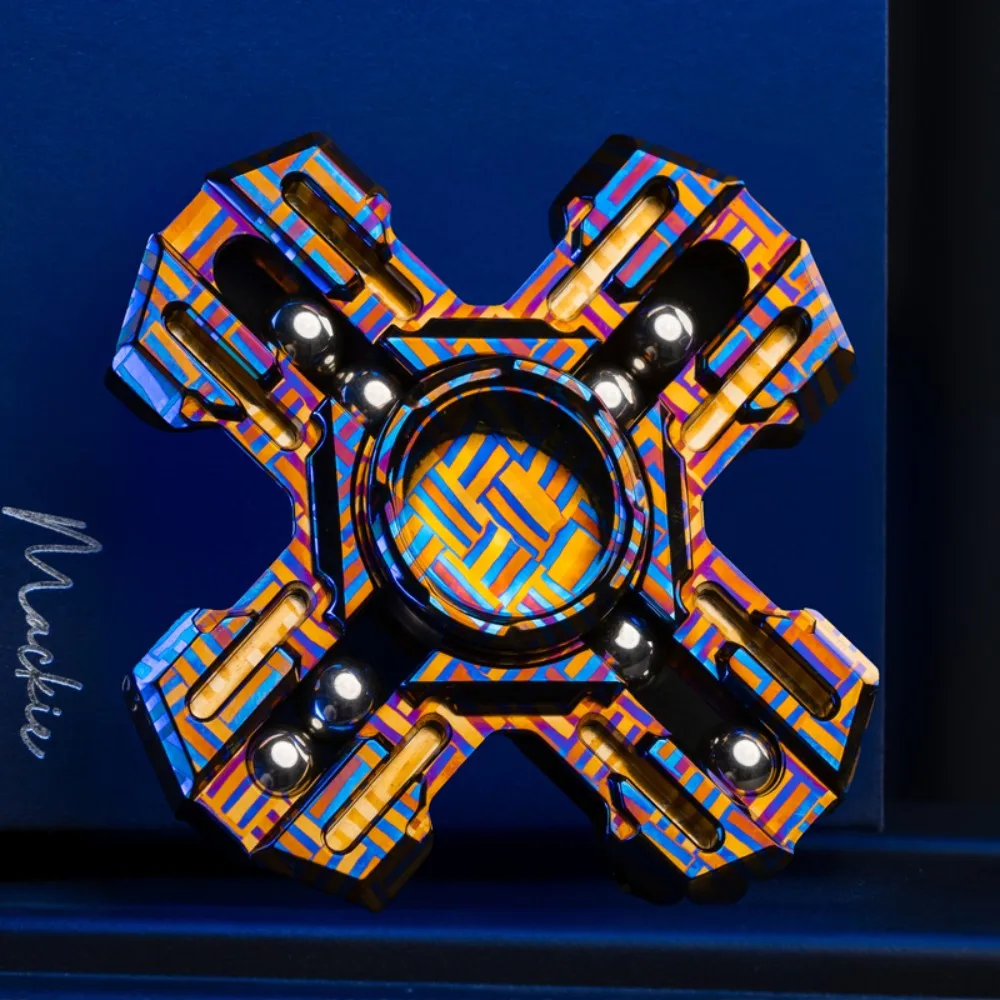 MACKIE EDC PALADIN Fidget Spinner High Speed Original Designs Angstlinderung Gadgets Metall Fidget Toy Multi-Blade Fidget Spinner