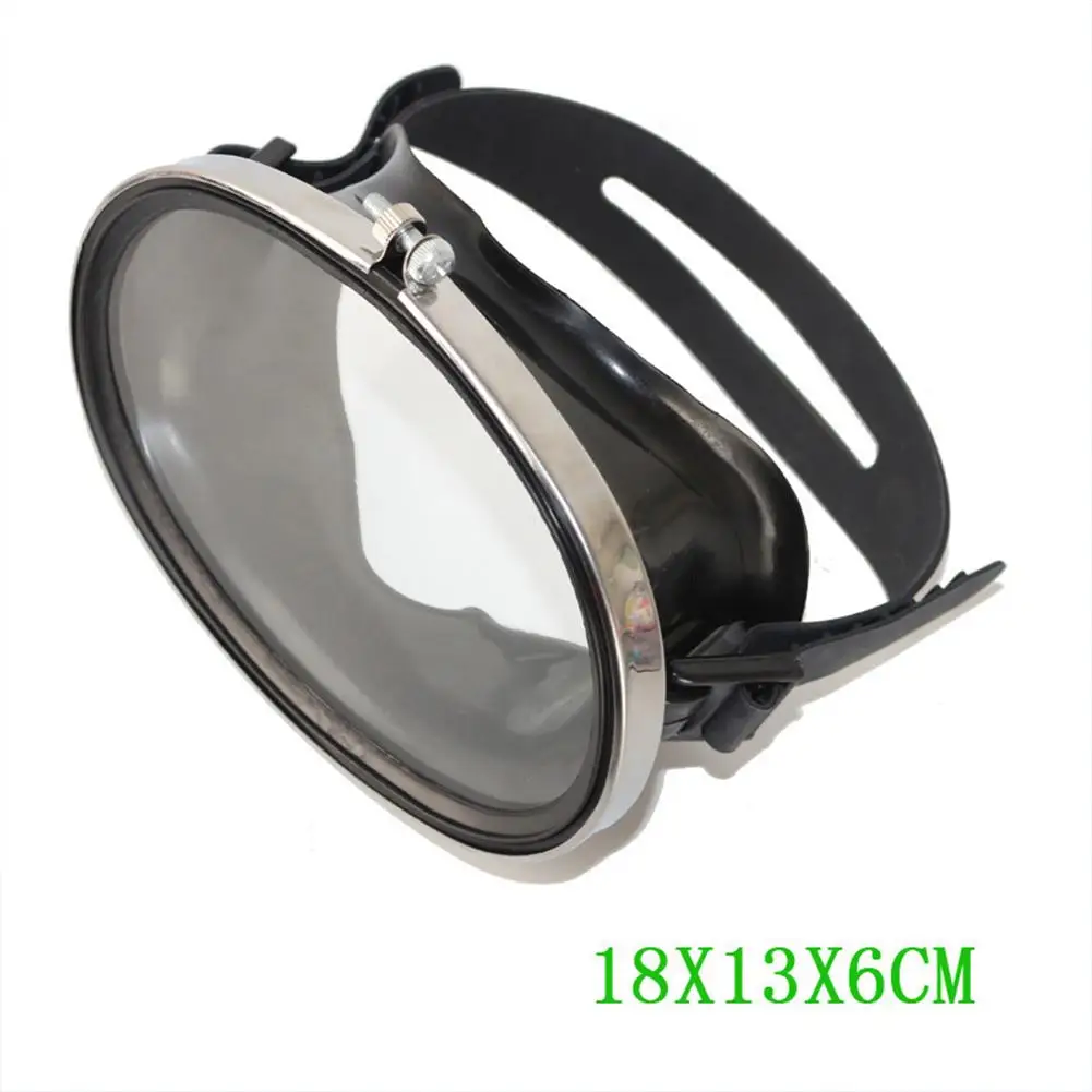 

Large Frame Waterproof Tempered Glass Stainless Steel Diving Goggles For Fisherman Swimming Goggles Snorkeling Equipment Mask