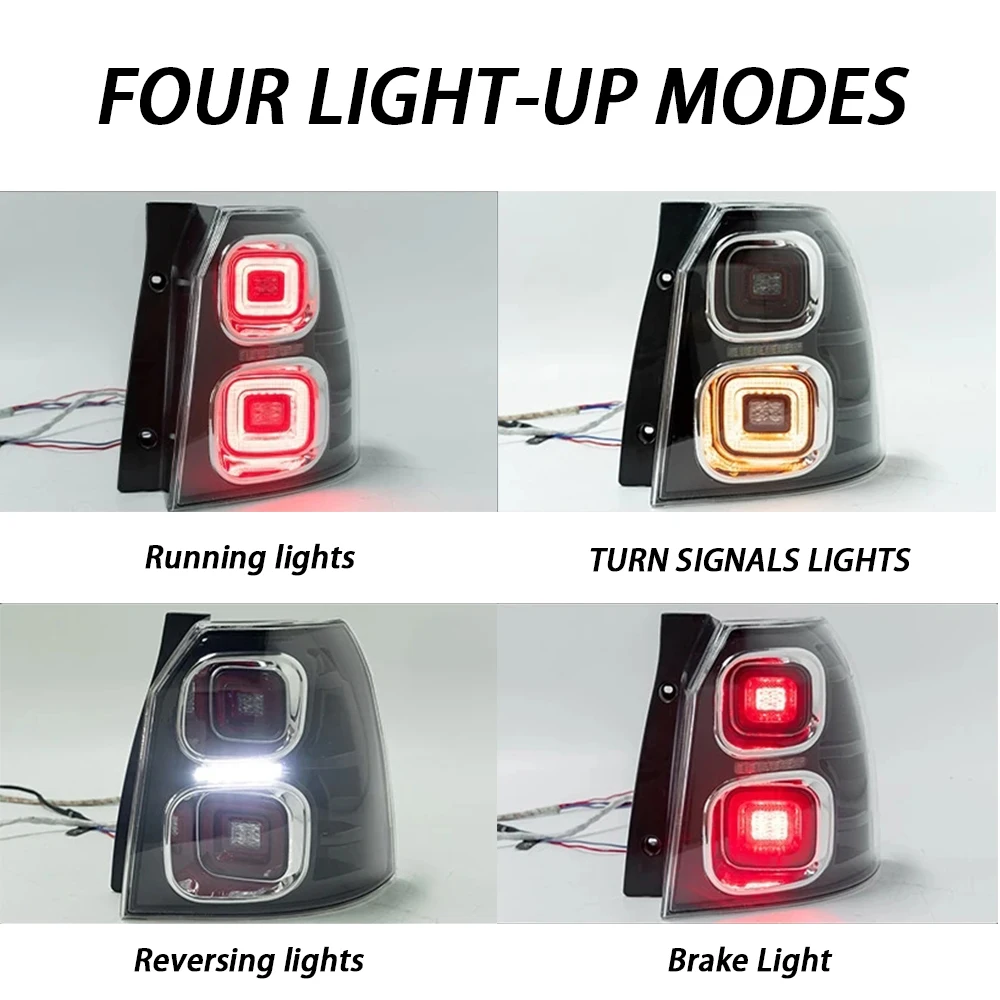 Taillights For Land Rover Freelander 2 Tail Light LED DRL Style Running Signal Brake Reversing Parking retrofit Facelift