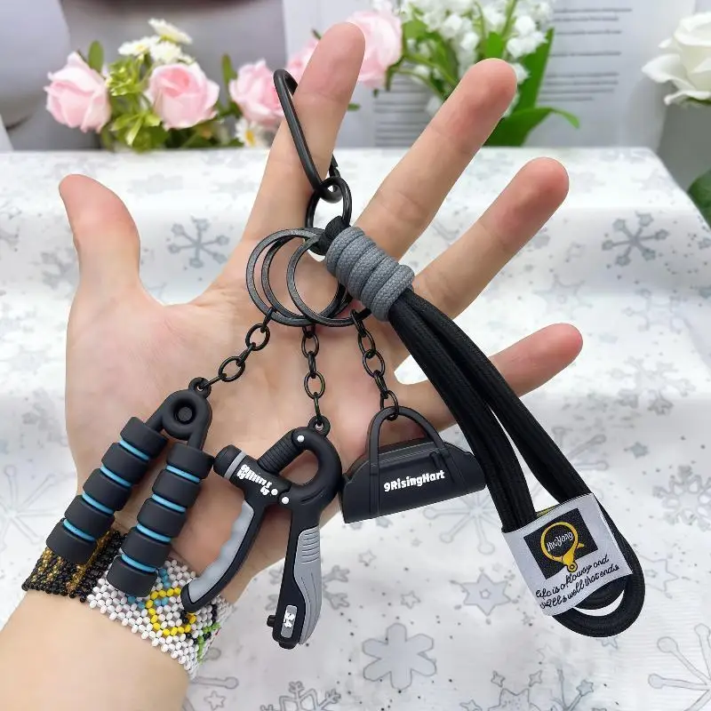Fitness Series Backpack Pendant Keychain description 1