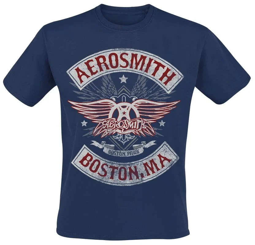 تي شيرت Aerosmith Band بطباعة جرافيك للرجال والنساء بأكمام قصيرة كاجوال فضفاض يمكن أن يكون فاخرًا وعصريًا طوال العام #1