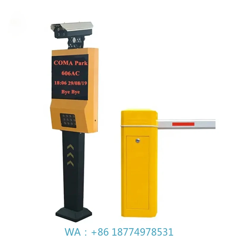 r Gate Payment for Parking Management System Automatic High-Precision License Plate Recognition with Barrie
