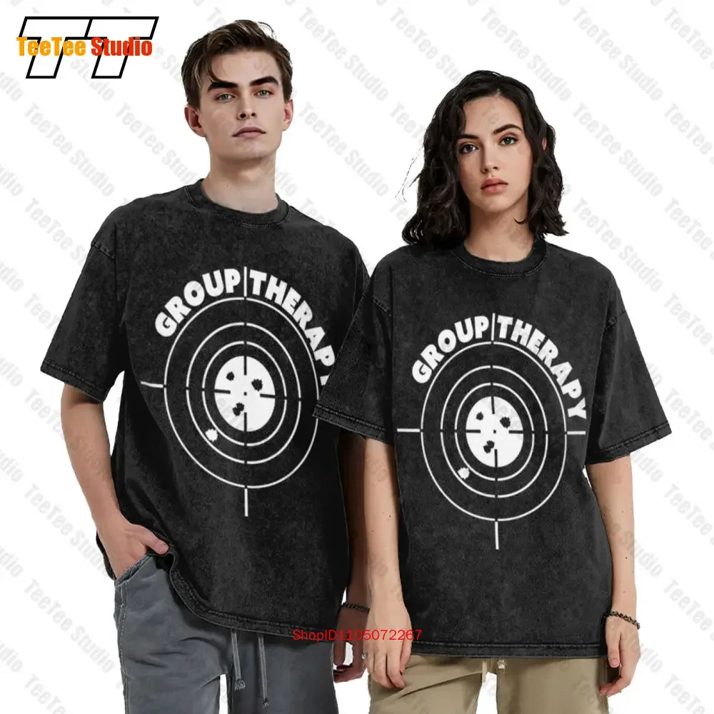 Funny Group Therapy Guns Tee Pro Gun Vintage Oversized T-Shirt 2Nd Amendment Bullets Ar15 Rig BSO5