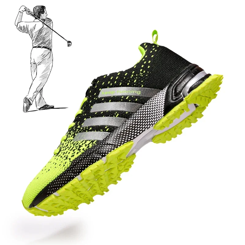 Comfort Golf Shoes Men Women Size 35-47 Golf Shoes Male Athletics Golf Sport Sneakers Light Mesh Walking Shoes Golfer Sneakers