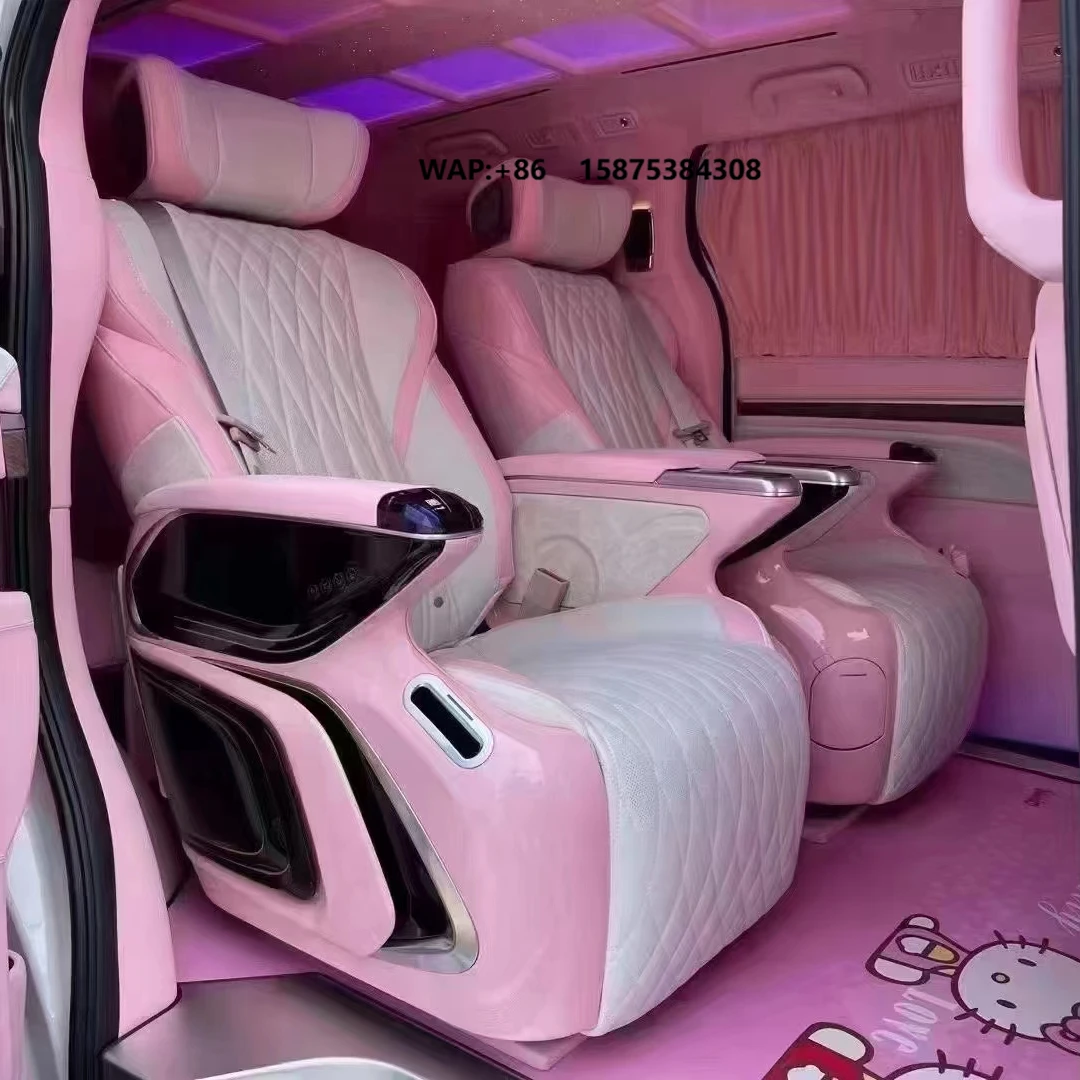 Optional Color Design Car  Seat With Pneumatic Massage Phone Charger for Multivan MPV Modify