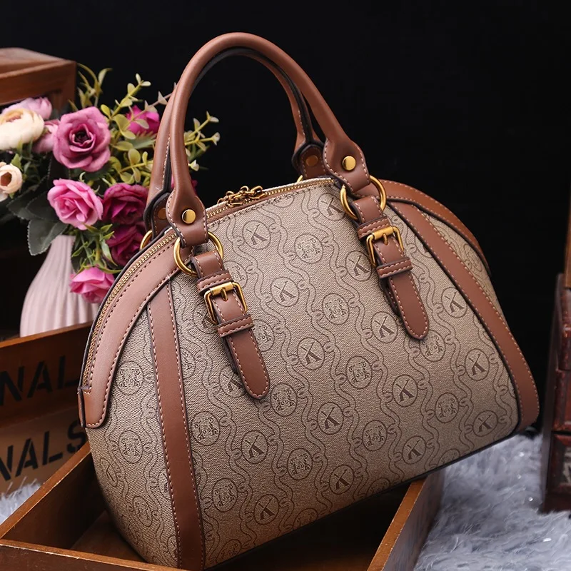 Luxury Textured Retro Diaper Bag For Women Chic Crossbody Handbag Unique Designer Leather Messenger Purse And Shoulder Tote