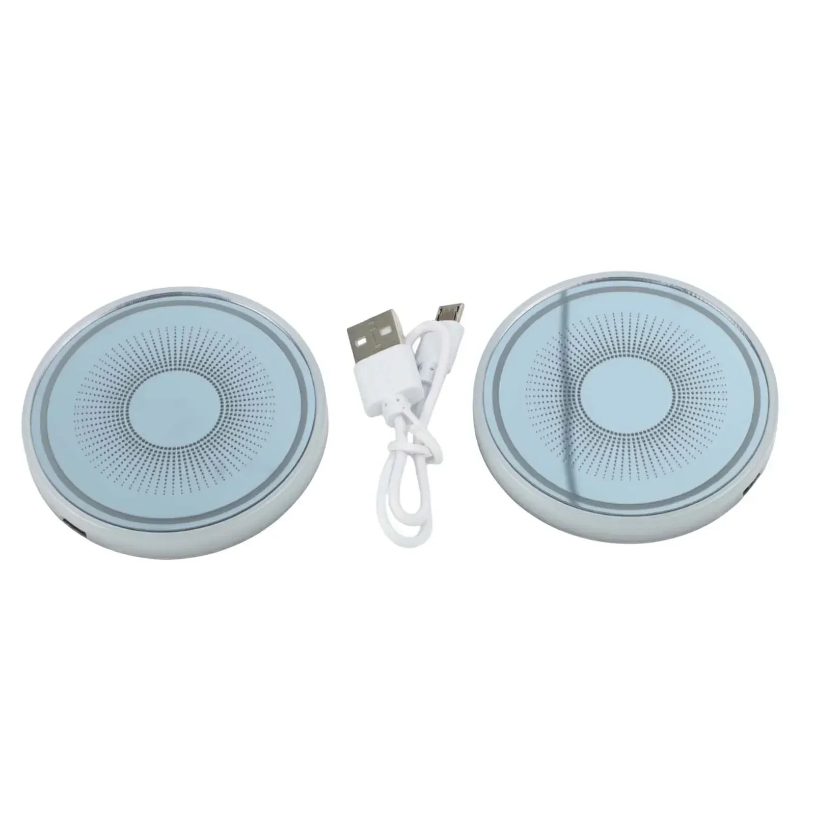 For Home Use Luminescent Cup Pad LED Car Coasters Diameter 68mm Versatile Interior Lighting Waterproof Acrylic Material