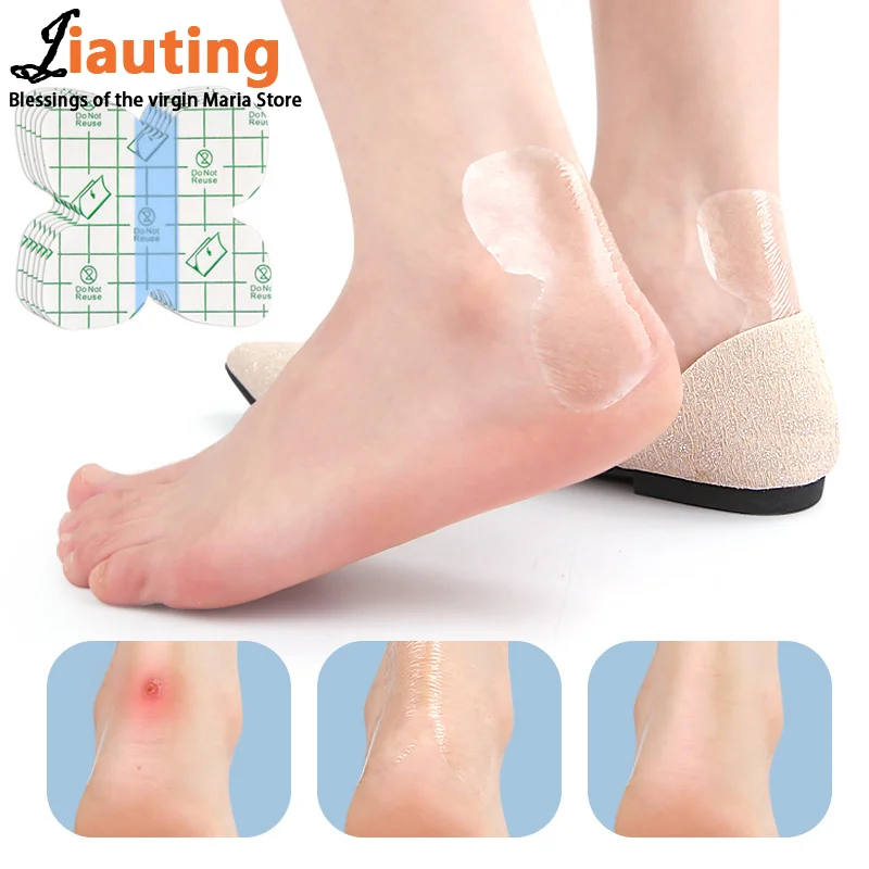 Butterfly Shaped Heel Anti Wear Patch Sweat Proof Invisible Anti Wear Foot Patch Toe Ankle Slow Pressure Stop Grinding