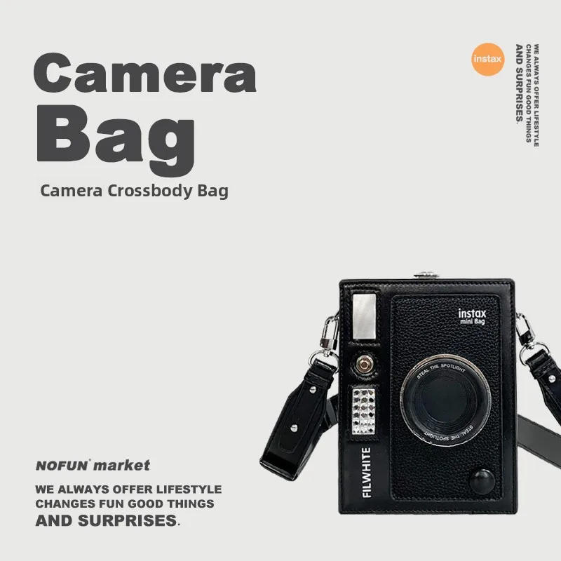 

Креативный подарок на день рождения для девушки, подруги, новогодняя сумка-клатч для фотоаппарата, практичная дорожная сумка, модная и стильная.