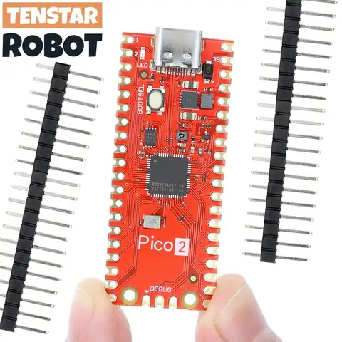 TENSTAR RP2350 Red Board PICO2 Development Board TYPE-C USB RP2350A Chip Microcontroller Compatible With Raspberry Pi PICO 2
