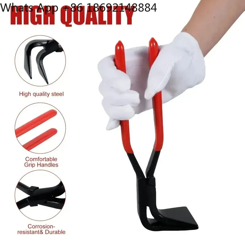New Flange Pliers for Sheet Metal Durable Anti-Rust Forged Pliers with Anti-Skid Handle Multifunctional Flat Pliers