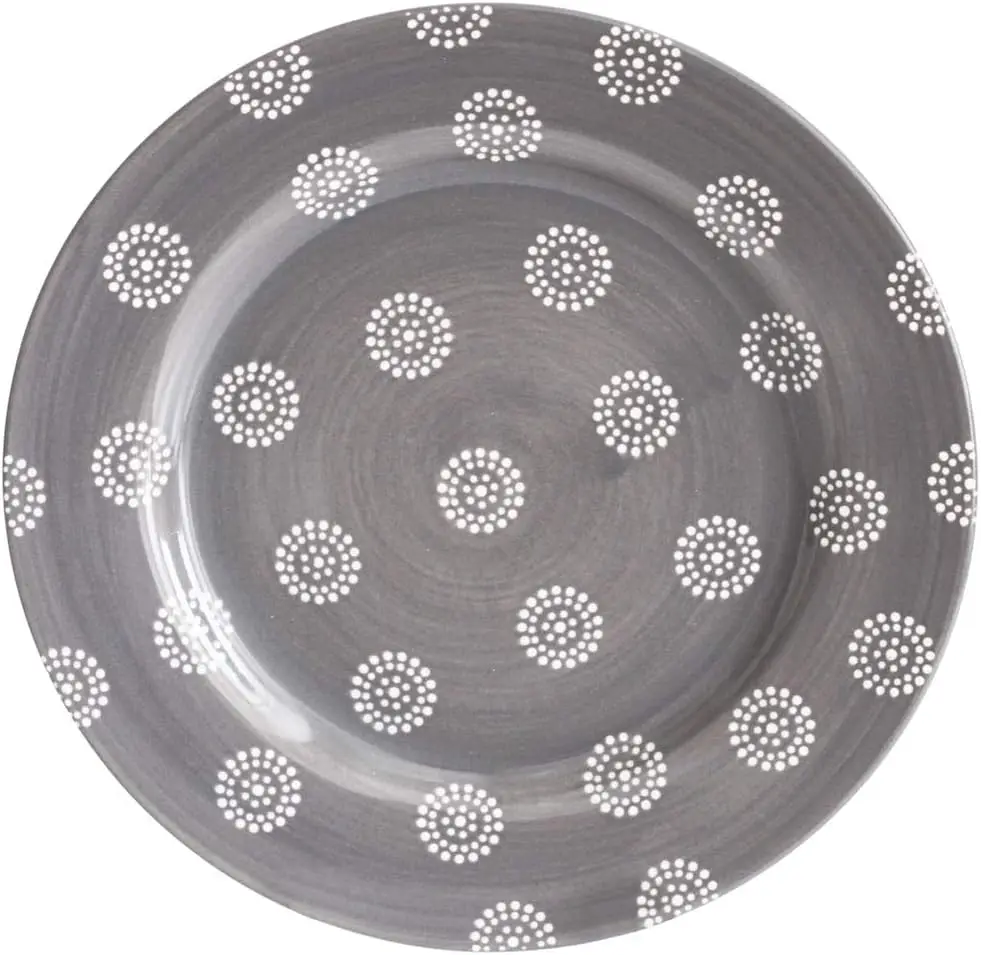 MAROKKANISCHES GRAUES 16-TEILIGES DINNERWARE-SET