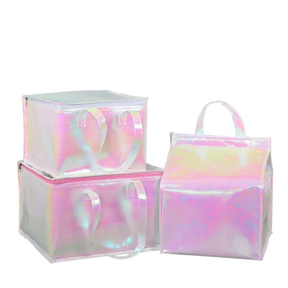 Aluminum Foil Ice Storage Bags Insulated Food Thermal Bag Durable Outdoor Boxes Foldable Cooler Bag Lunch Picnic Bag