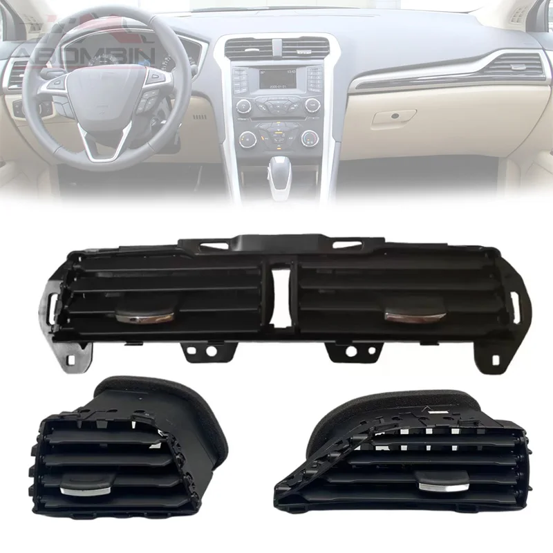 Side Air Vent Dashboard Air Condition Outlet Vent Center/ Left/Right Ventilator Grille For Ford Mondeo 2013-2020