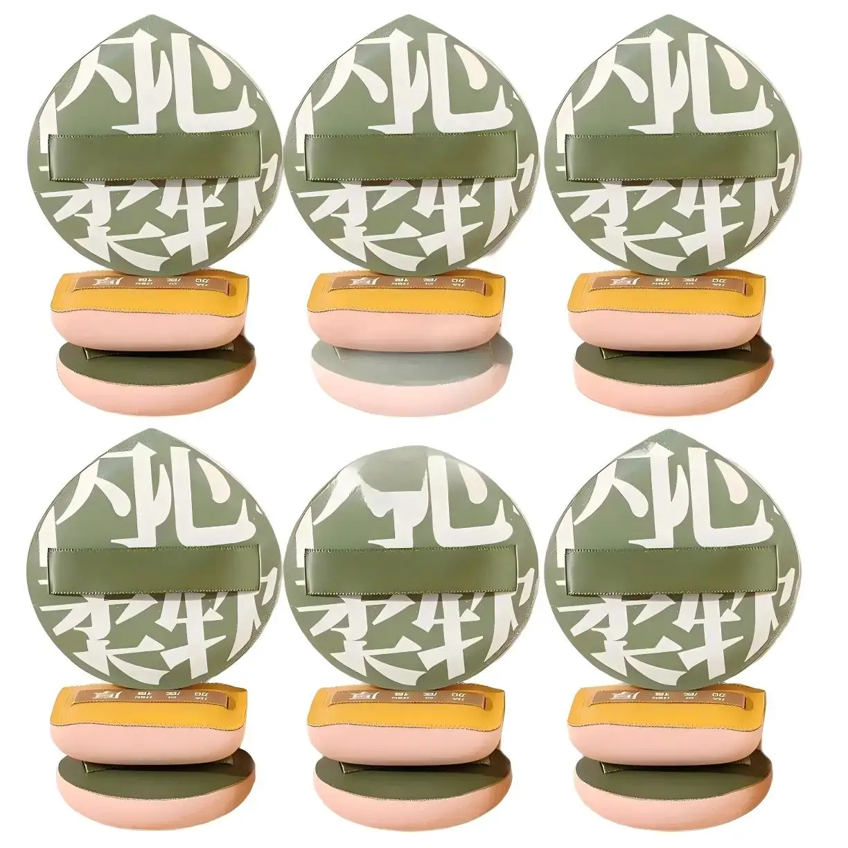 1-10pcs Super Thick Soft Makeup Puffs Large Cotton Velvet Powder Puff Liquid Foundation Sponge Cosmetics Tools Wet Dry Use Puff