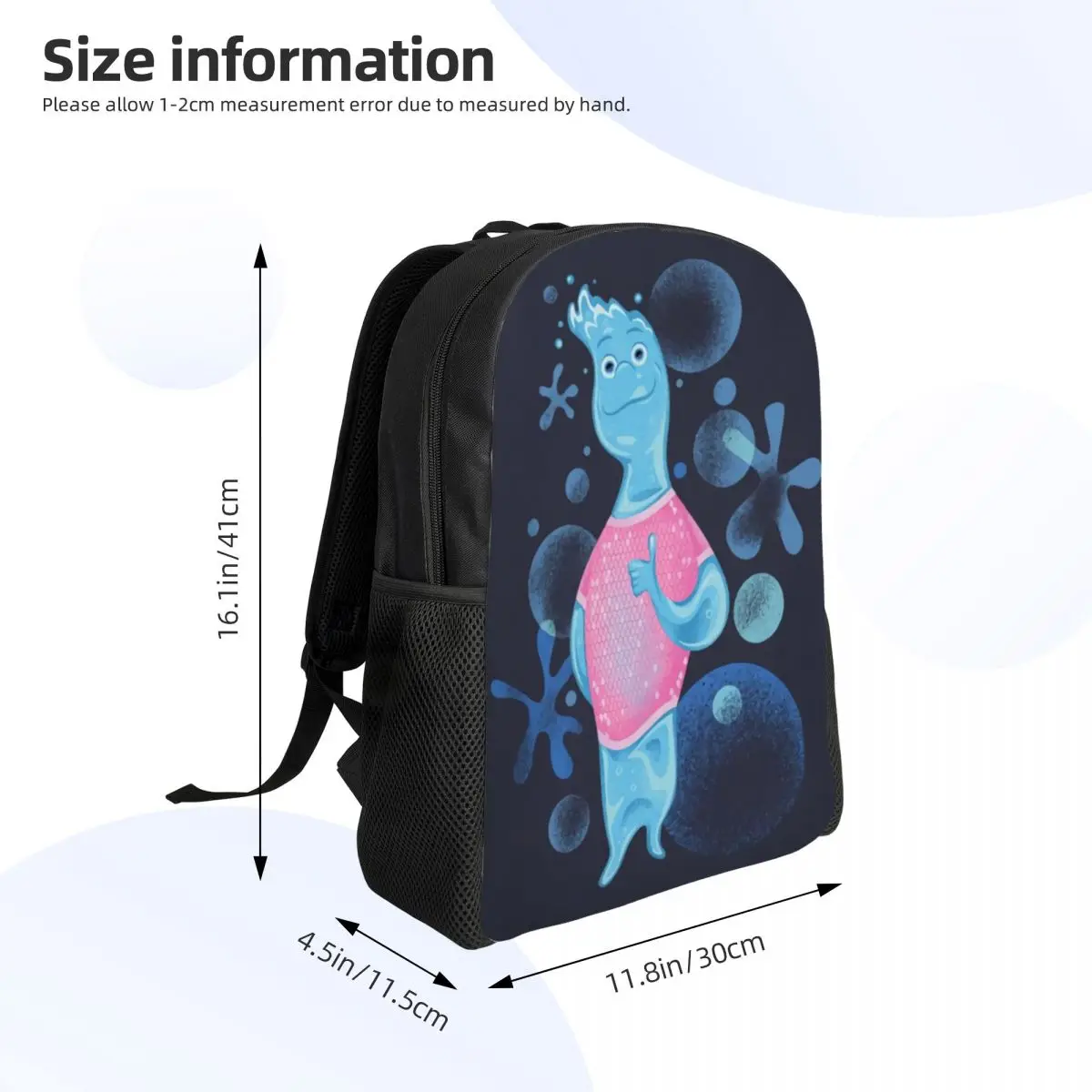 Mochila Ember Cinder Lumen personalizada para mulheres e homens, bolsa de faculdade escolar resistente à água, Cumulus Printing Bookbag